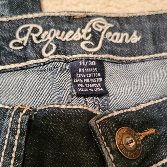 Request Bootxut Jeans with jewel details - Picture 3 of 5
